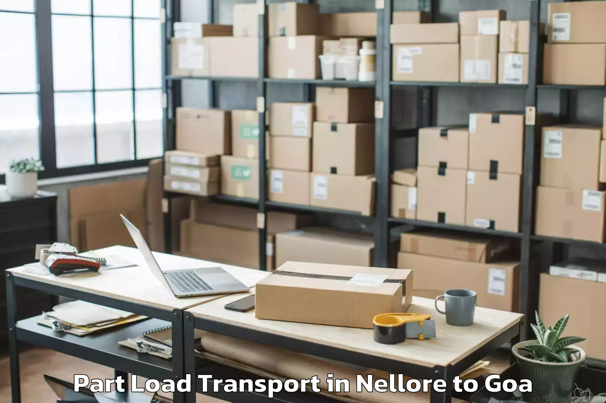 Nellore to Cortalim Part Load Transport Booking